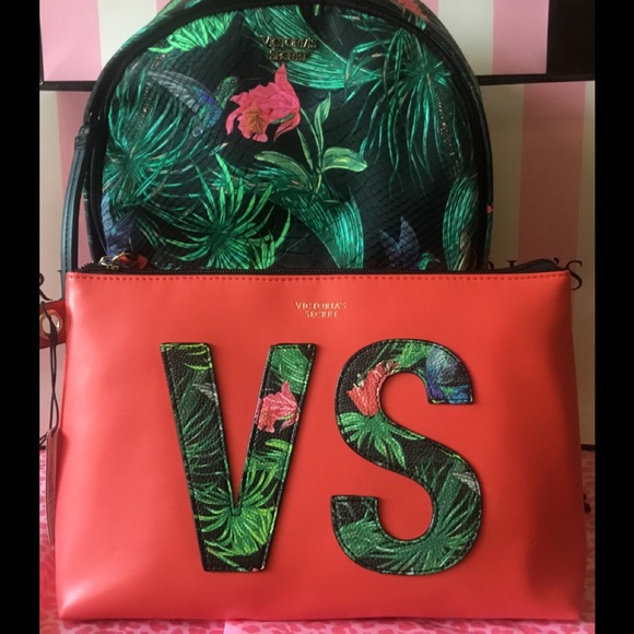 victoria secret tropical backpack